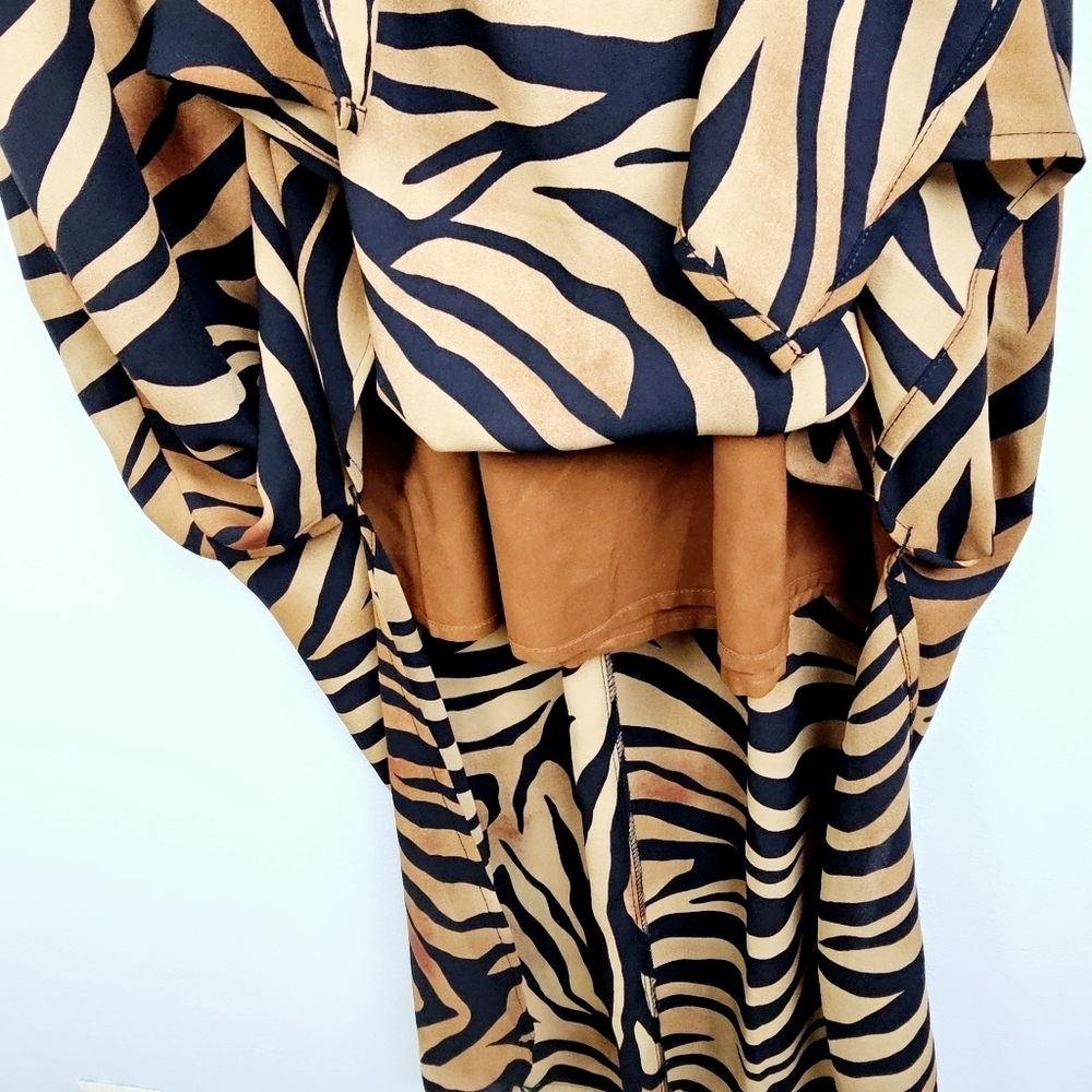 Chico's Tiger Print Maxi Dress NWT - Picture 15 of 16